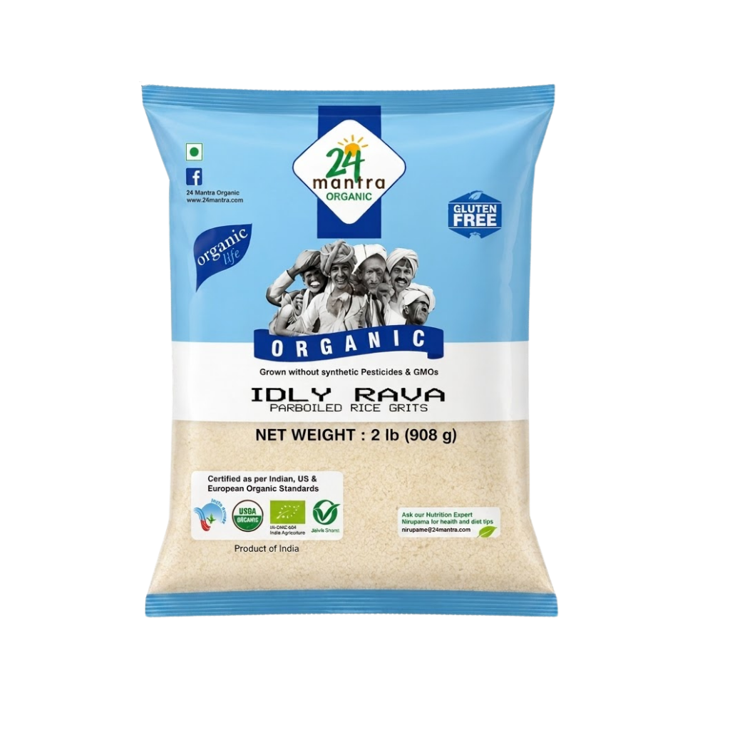 24 Mantra Organic Idly Rava 2 lb buy online USA - 1